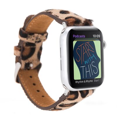 DelfiCase Chester Leopard Watch Band for Apple Watch