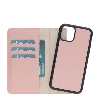Leather Wallet Case for iPhone 11 Pro - Pink