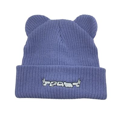 Bear beanie_purple