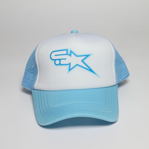 Sstar trucker hat_baby blue