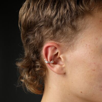 Bone cuff earring