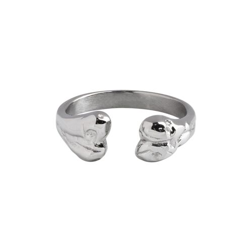 Dog treat ring - sterling silver - 6