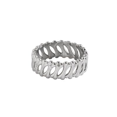 Femur ring - sterling silver - 8