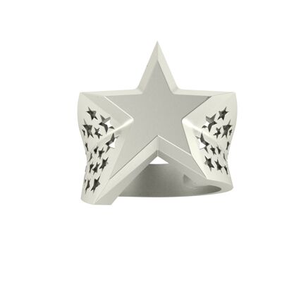 Star signet ring_