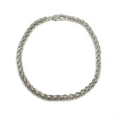 Sterling silver franco bracelet_