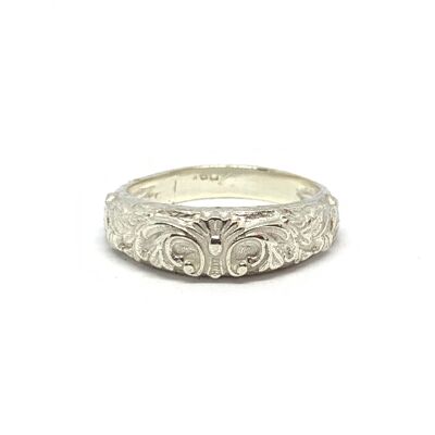 Sterling silver noble ring_