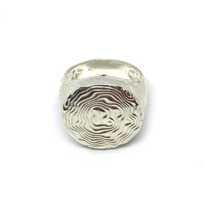 Sterling silver growth ring_