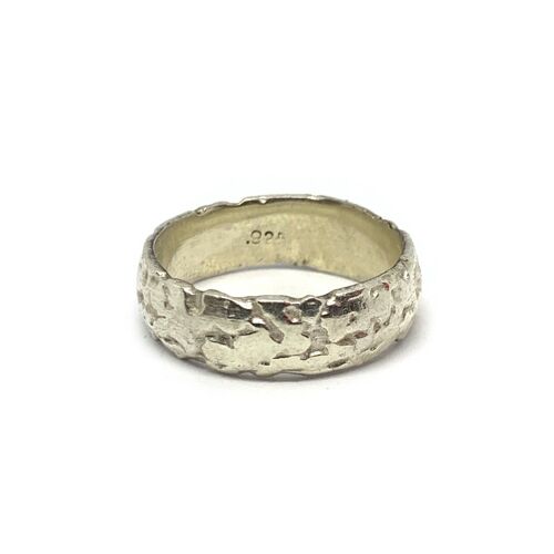 Sterling silver void ring_