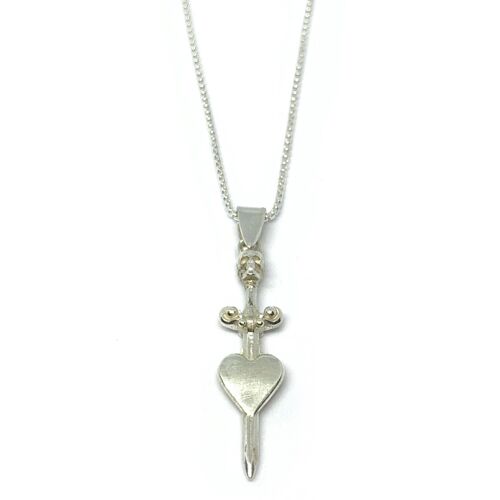 Sterling silver misery necklace_