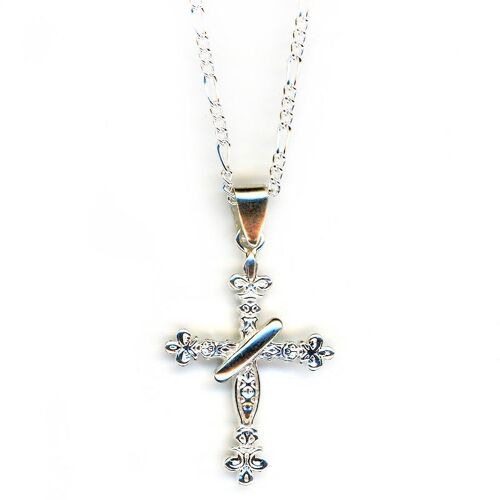 Sterling silver trinity necklace_