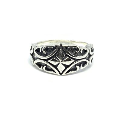 Sterling silver cross ring_