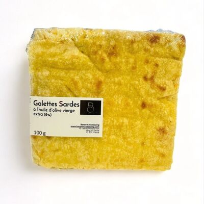 Galettes Sardes à l'huile d'Olive vierge extra 8% - 100 g
