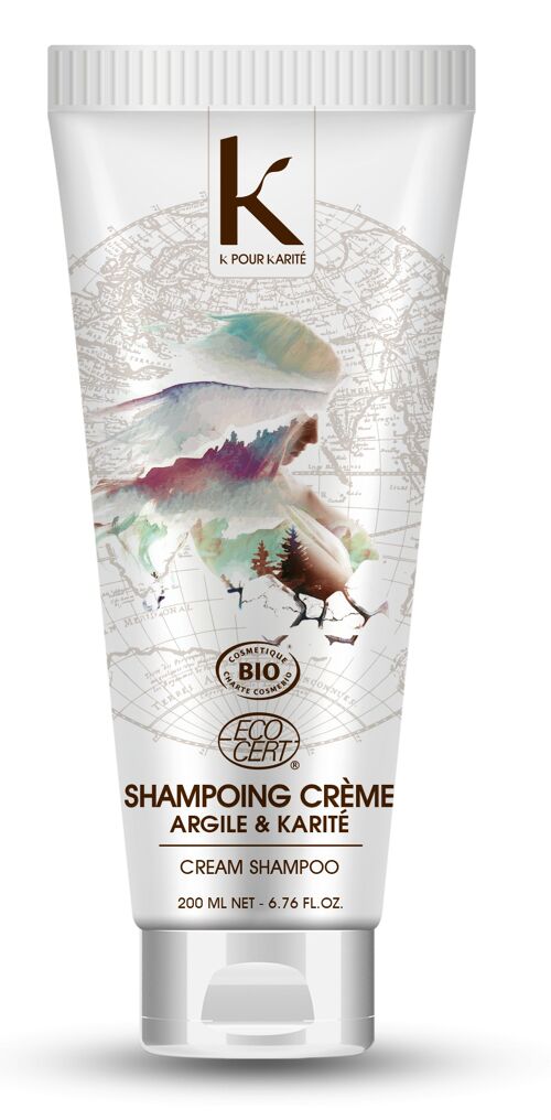 Shampoing Crème Argile & Karité BIO 200G
