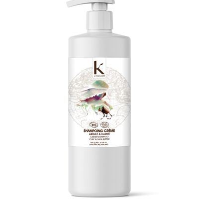 Shampoo-Crème Argile & Karité BIO 850G