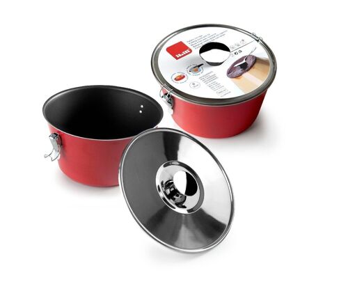 Ibili 686710 Taper para Embutidos y Fiambres, 24,8 X 14,4 cm, Plástico  Libre de BPA, Reutilizable, Rojo : : Hogar y cocina