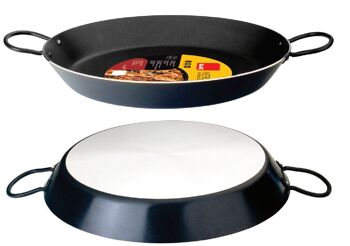 IBILI - Poêle à Paella noire, 30 cm, Aluminium, Antiadhésive, 4 portions 2