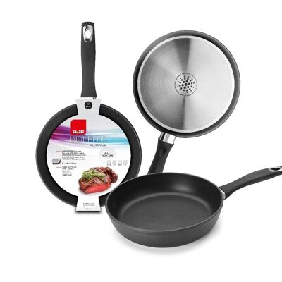 Non-Stick Crepe Pan 25 cm Evidencecast Iron Crepe Pan With Wooden Handle 25  cm Maestro 120840 RONNEBY BRUK