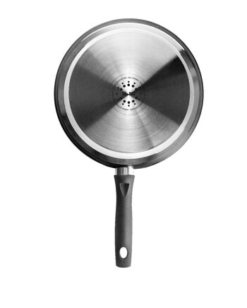 IBILI - Nouvelle crêpera induplus, 28 cm, Aluminium, Antiadhésive, Convient pour induction 8