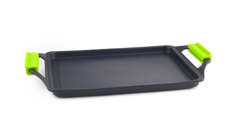 IBILI - Grill plancha new essential, 27 x 24 cms, Aluminio fundido, Antiadherente, Apto para induccion