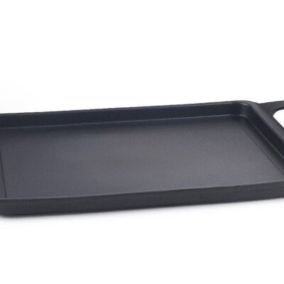 IBILI - Grill plancha new essential, 33 x 24 cms, Aluminio fundido, Antiadherente, Apto para induccion