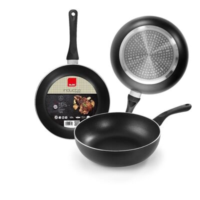 IBILI - Deep inducted frying pan with handle and handle 32 cm