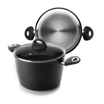 IBILI - Pot with natural lid 24 cm