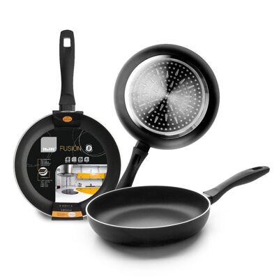 IBILI - Fusion frying pan, 16 cm, Aluminum, Non-stick, Suitable for induction