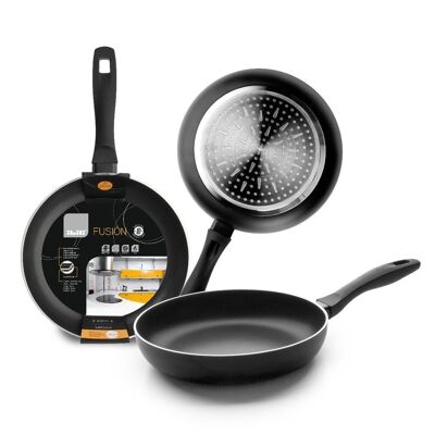 IBILI - Fusion frying pan, 20 cm, Aluminum, Non-stick, Suitable for induction