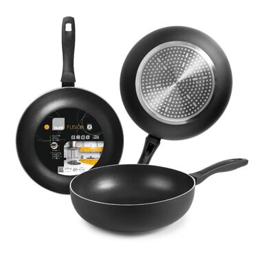 IBILI - Honda fusion frying pan, 20 cm, Aluminum, Non-stick, Suitable for induction