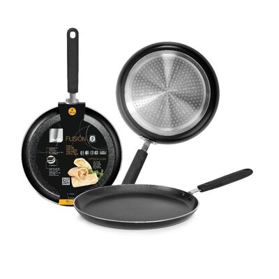 IBILI - Fusion Crêpes-Pfanne, 22 cm, Aluminium, antihaftbeschichtet, für Induktion geeignet