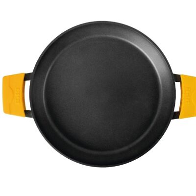 IBILI - Evolution paella pan, 36 cm, cast aluminum, non-stick, 6 servings, suitable for induction