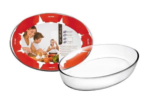 IBILI - Fuente horno oval kristall 30x21x6 cm