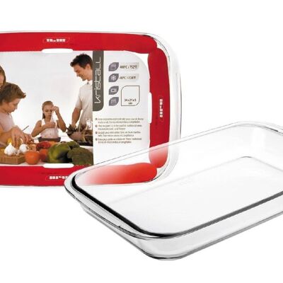 IBILI - Kristall Rectangular Oven Dish 34x21