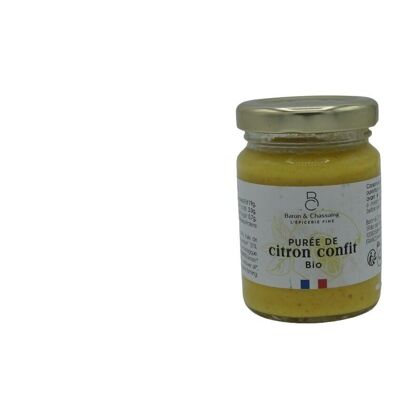 Puré de limón orgánico confitado - 90 g - AB *