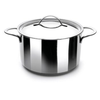 IBILI - Marmite avec couvercle en inox noah 22 cm 2