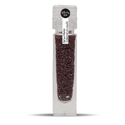 Salt with Merlot-Cabernet in Moulin - 70g