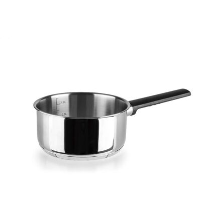 IBILI - Svea saucepan, 12 cm, 18/10 stainless steel, suitable for induction