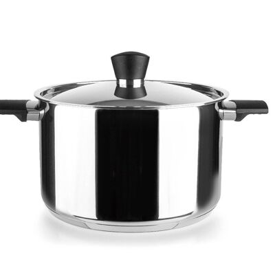 IBILI - Pot with svea lid, 16 cm, 18/10 stainless steel, suitable for induction
