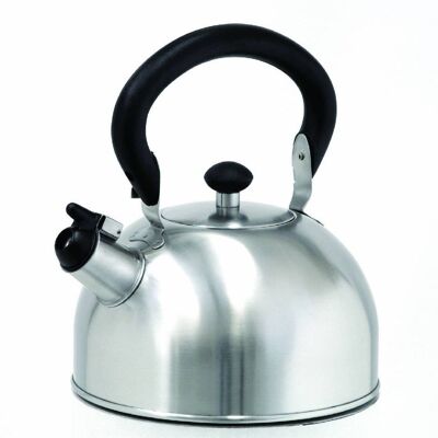 IBILI - Classic Whistling Coffee Maker, 1.5 liters, Stainless steel, Suitable for induction