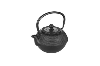 IBILI - Théière en fonte noire, 0.3 litres, Intérieur émaillé, Compatible induction 4