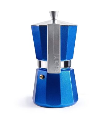 IBILI - Cafetière expresso evva bleue 9 tasses 6