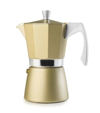 IBILI - Cafetière expresso evva dorée 9 tasses 3