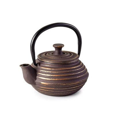 IBILI - Kuta cast iron teapot, 0.3 liters, Enameled interior, Suitable for induction