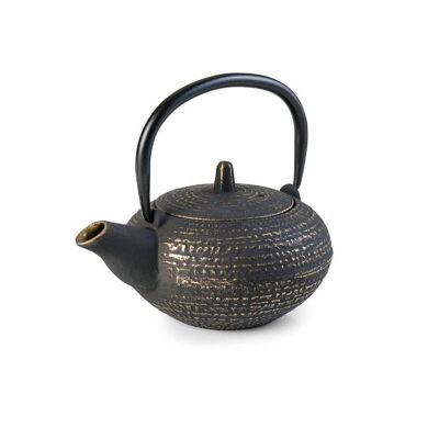 IBILI - Osaka cast iron teapot, 0.32 liters, Enameled interior, Suitable for induction