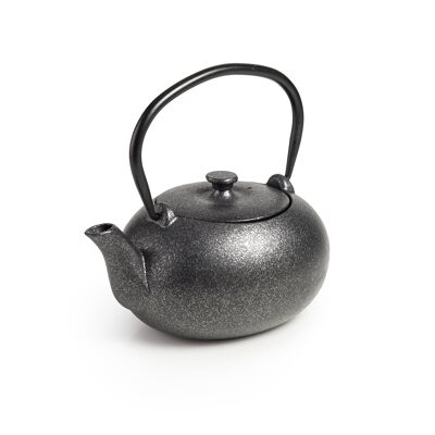 IBILI - Sana cast iron teapot, 0.6 liters, Enameled interior, Suitable for induction