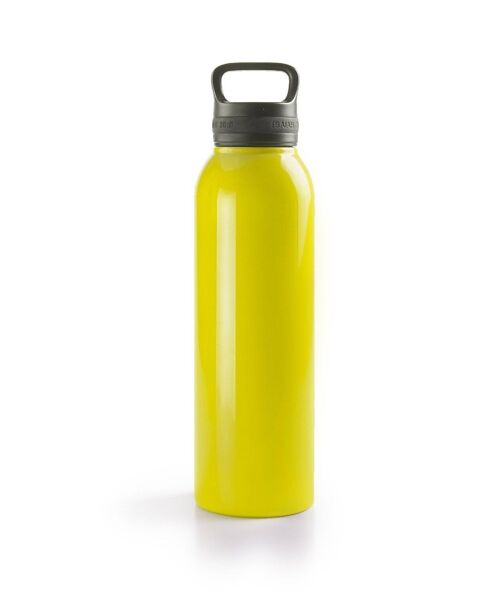 IBILI - Botella termo doble pared lemon 630 ml, Acero Inoxidable 18/10, Doble pared, Reutilizable