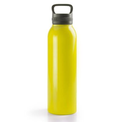 IBILI - Bottiglia thermos a doppia parete al limone da 630 ml, Acciaio inossidabile 18/10, Doppia parete, Riutilizzabile