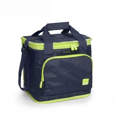 IBILI - Hella Linen and Polyester Isothermal Bag with 3 Layers - 15 liters capacity - Keeps Drinks Cold for 7 Hours - Elegance and Functionality for your Travels and Picnics