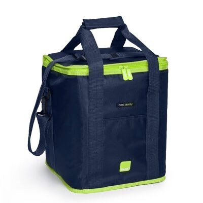 IBILI - Hella Linen and Polyester Isothermal Bag with 3 Layers - 20 liters capacity - Keeps Drinks Cold for 7 Hours - Elegance and Functionality for your Travels and Picnics