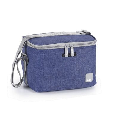 IBILI - Dalvik Linen and Polyester Isothermal Bag with 3 Layers - 5 liters capacity - Keeps Drinks Cold for 7 Hours - Elegance and Functionality for your Travels and Picnics